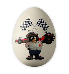 Påskeegg Flåklypa Solan Il Tempo Gigante 15 cm