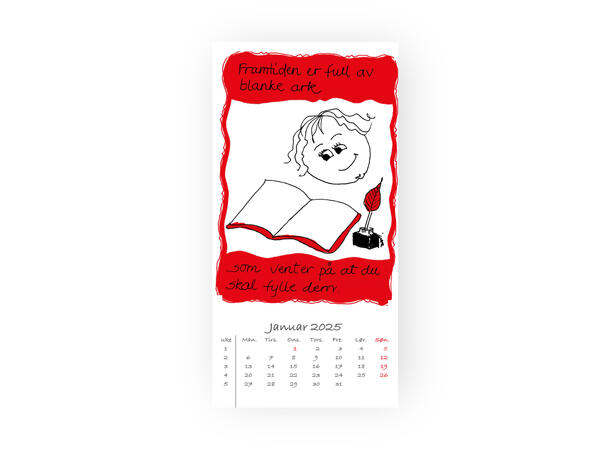 Venner - Postkortkalender Kalender