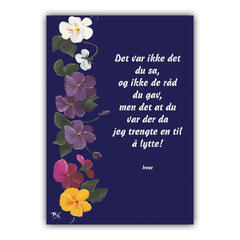 A6 Bente - Det var ikke A6 postkort