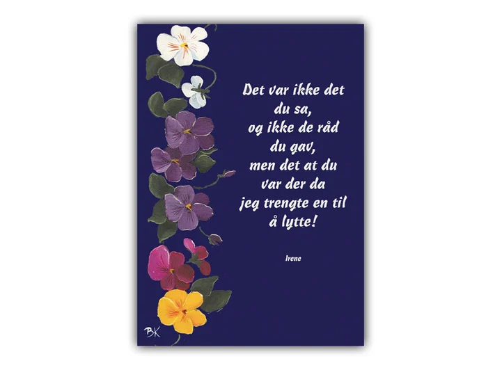 A6 Bente - Det var ikke A6 postkort 