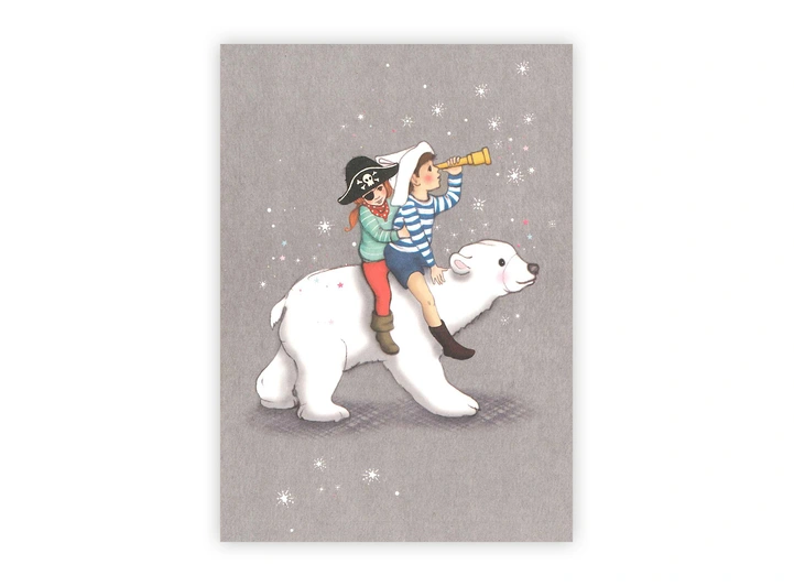 Belle & Boo - Postkort Polar A6 