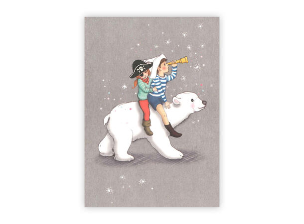 Belle & Boo - Postkort Polar A6 
