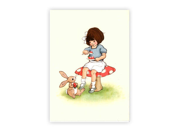 Belle & Boo - Postkort Strawberries A6 
