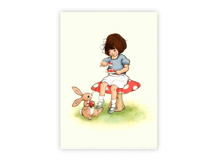 Belle & Boo - Postkort Strawberries A6 