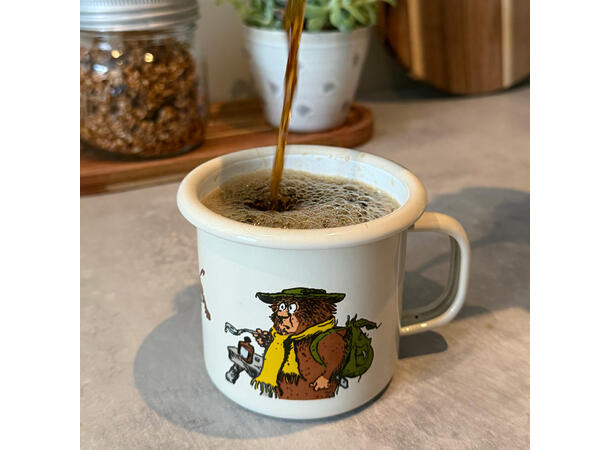 Flåklypa emaljekopp | Radio Luxemburg 3.5 dl