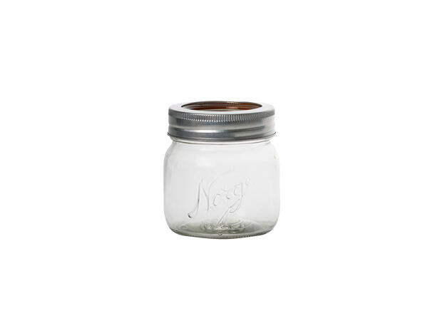 Konserveringsglass med skrulokk 0,4 l Norgesglass