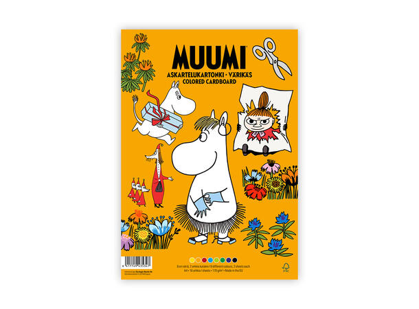 Mummi A4 - Hobbypapir farget 16 sider