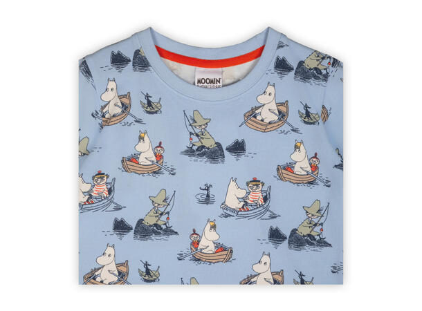 Mummi T-Skjorte - Båtfolk Blå Barneklær fra Mummi 