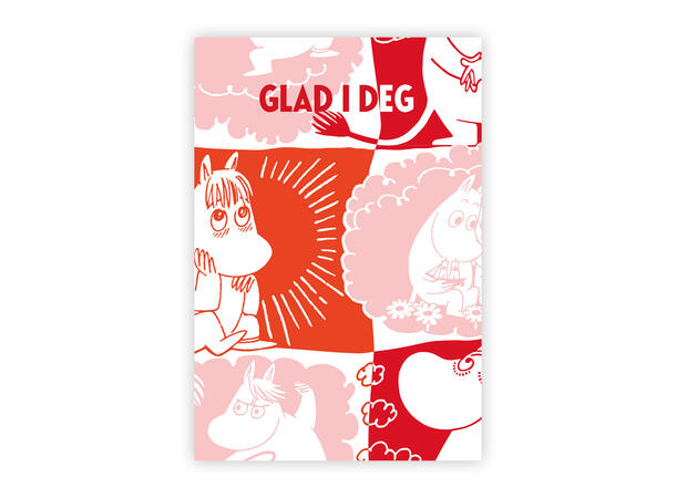 Mummi dobbeltkort- Glad i deg 17 cm  Mummi 