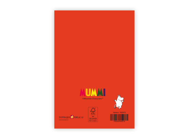 Mummi dobbeltkort- Glad i deg 17 cm  Mummi 