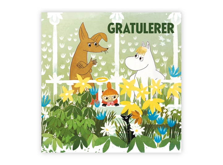 Mummi dobbeltkort - Gratulerer 12 cm Mummi 