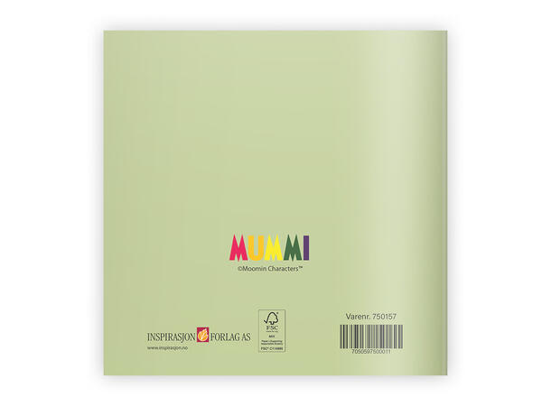 Mummi dobbeltkort - Gratulerer 12 cm Mummi
