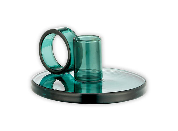 Muurla Loop - Lysestakholder blågrønn 11cm