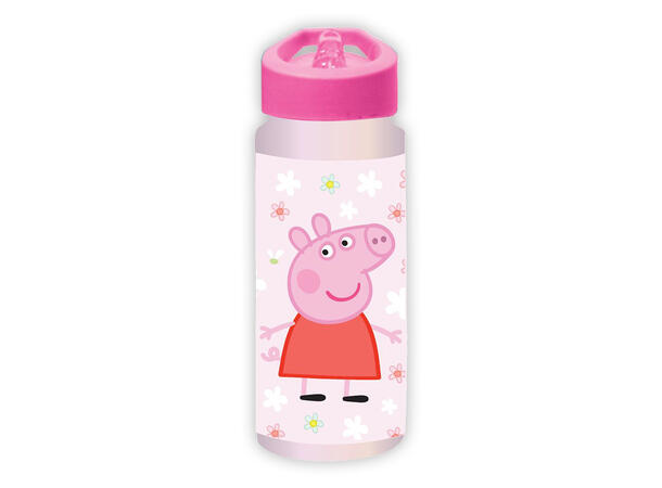 Peppa Gris - Drikkeflaske blomster
