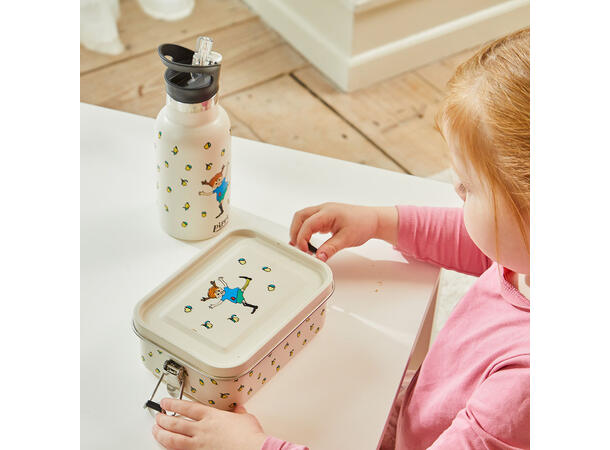 Pippi Langstrømpe - Matboks beige 1200ml