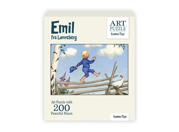 Astrid Lindgren - Emil fra Lønneberget Puslespill 200 brikker