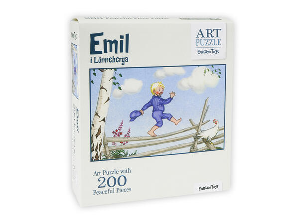 Astrid Lindgren - Emil fra Lønneberget Puslespill 200 brikker 