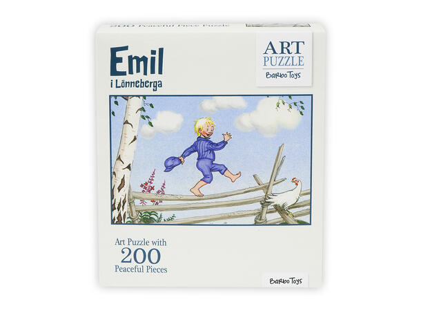 Astrid Lindgren - Emil fra Lønneberget Puslespill 200 brikker 