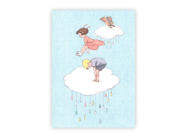 Belle & Boo - Postkort Cloud A6 