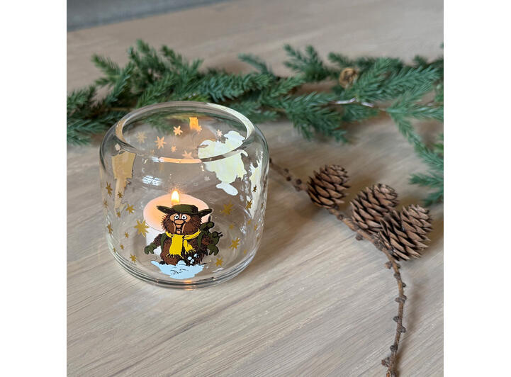 Flåklypa Telysholder - Ludvig og Solan 9 cm 