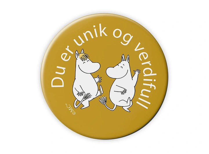 Magnet  Mummi - Du er unik og verdifull 5,6 cm 