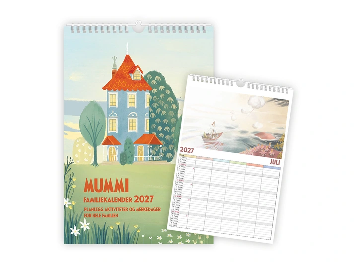 Mummi Familiekalender 2027 Kalender 2027 