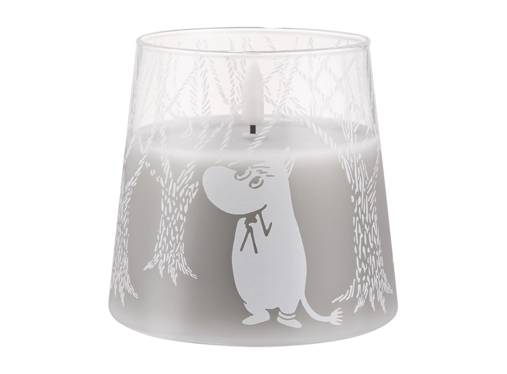 Mummi LED-lys i glass - I skogen 10,5cm 