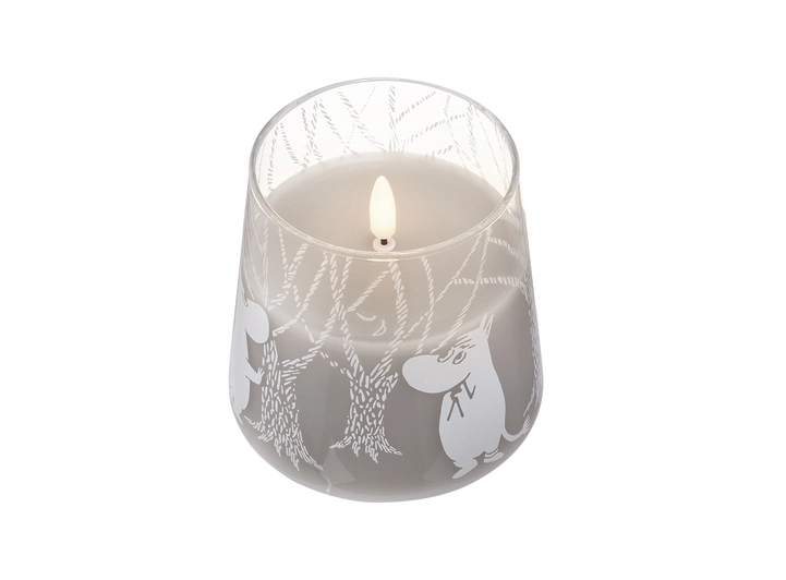 Mummi LED-lys i glass - I skogen 10,5cm 