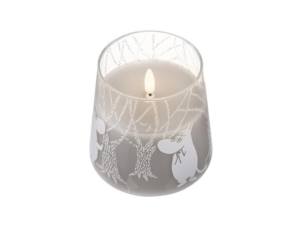 Mummi LED-lys i glass - I skogen 10,5cm