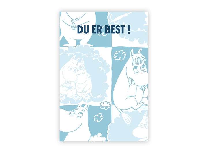 Mummi dobbeltkort- Du er best 17 cm  Mummi 