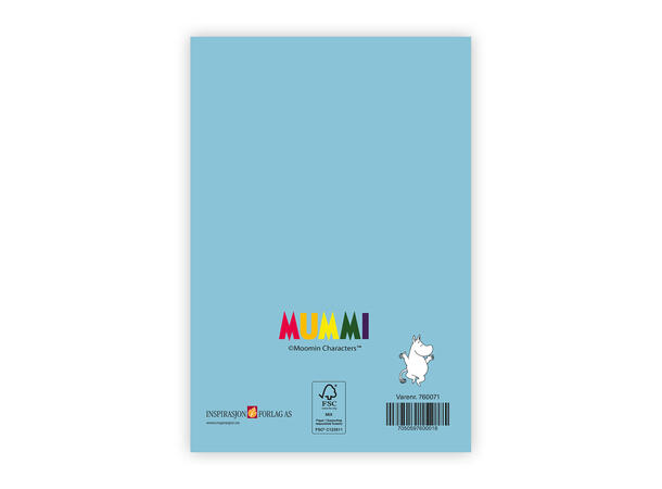 Mummi dobbeltkort- Du er best 17 cm  Mummi 