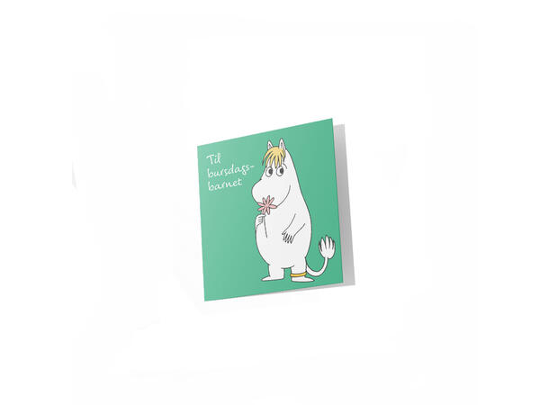 Mummi dobbeltkort - Bursdagsbarnet 7,5 cm Mummi