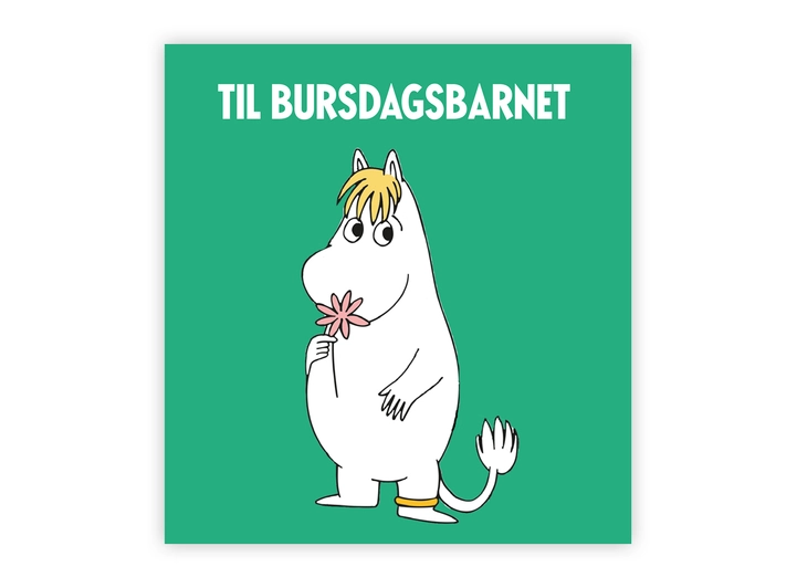 Mummi dobbeltkort - Bursdagsbarnet 7,5 cm Mummi 