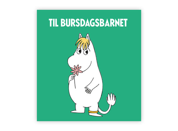 Mummi dobbeltkort - Bursdagsbarnet 7,5 cm Mummi 