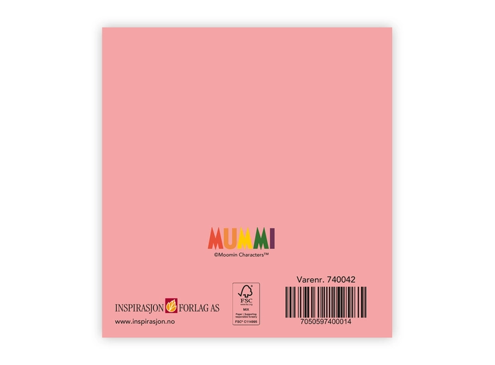 Mummi dobbeltkort - Bursdagsbarnet 7,5 cm Mummi 
