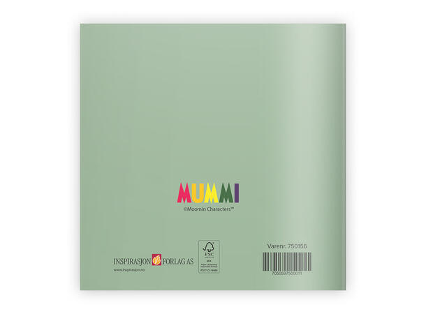 Mummi dobbeltkort - Båt 12 cm Mummi