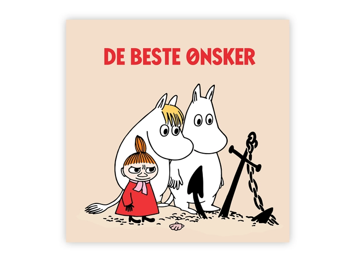 Mummi dobbeltkort - De beste ønsker 12 cm Mummi 