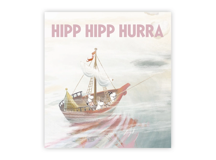 Mummi dobbeltkort - Hipp Hipp Hurra 7,5 cm Mummi 