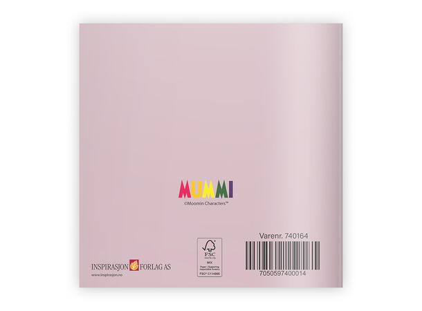 Mummi dobbeltkort - Hipp Hipp Hurra 7,5 cm Mummi