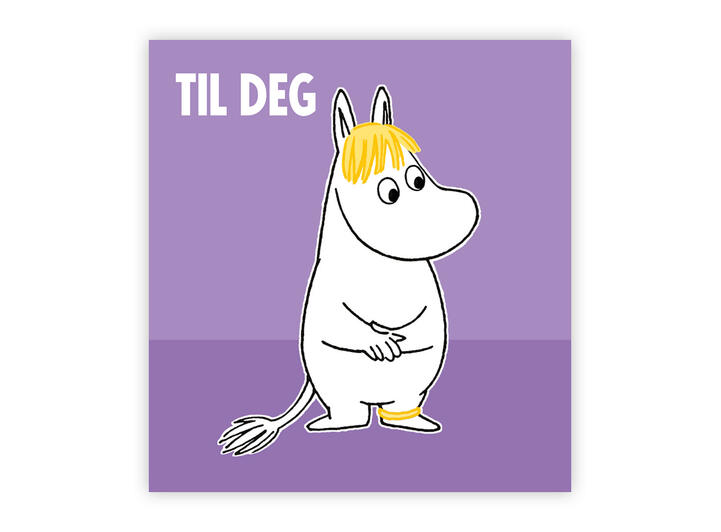 Mummi dobbeltkort - Til deg 7,5 cm Mummi 