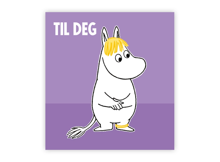Mummi dobbeltkort - Til deg 7,5 cm Mummi 