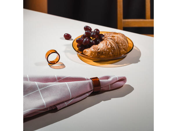 Muurla Loop - Serviett ring amber 3,8cm