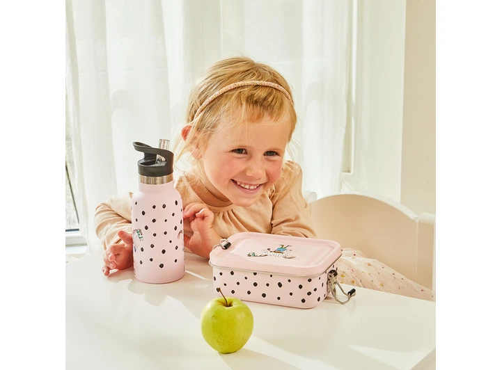 Pippi Langstrømpe - Matboks rosa 1200ml 