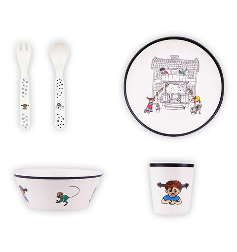 Pippi servise- 5 deler