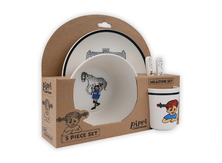 Pippi servise- 5 deler 