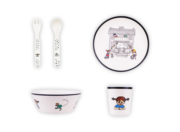 Pippi servise- 5 deler 