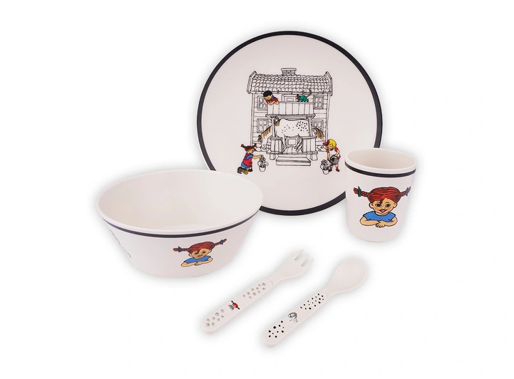 Pippi servise- 5 deler 