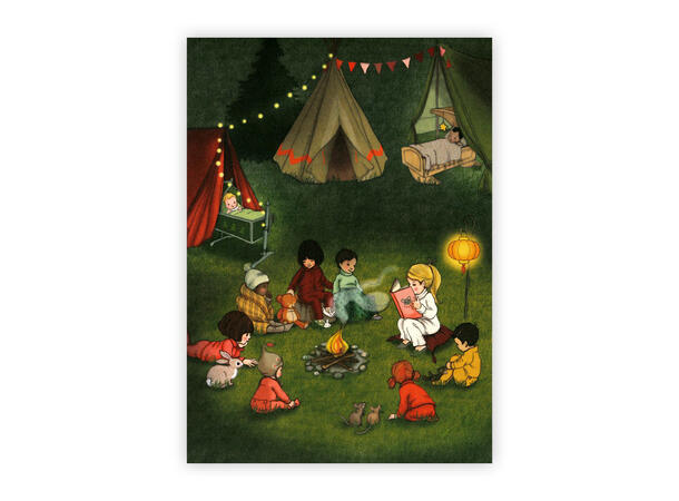 Belle & Boo - Postkort Campfire A6 