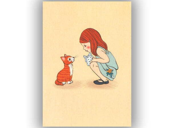 Belle & Boo - Postkort Kitty A6