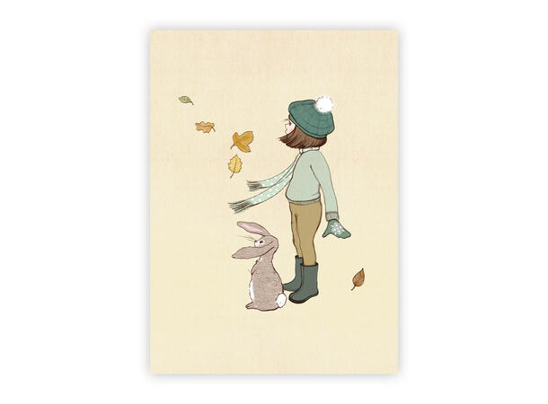 Belle & Boo - Postkort Windy Day A6 